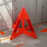 Accessoire de voiture Triangle réflecteur pour avertissement