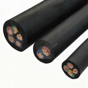 Cable de alimentación de cable eléctrico Flexible de 450/750V, chaqueta de goma de 4mm-35mm, resistente al <span class=keywords><strong>agua</strong></span>, bomba sumergible de Conductor de cobre puro de 4 núcleos, 16A - Product Image 1