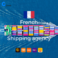 Transitaire logistique porte-à-porte DDP DDU par mer et par air, tarifs d'expédition de conteneurs de fret de la Chine vers la France, l'Italie, le Royaume-Uni, l'Espagne, le Portugal, les États-Unis