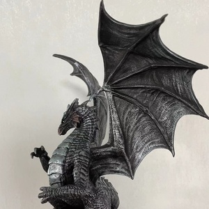 Sculpture de statue de <span class=keywords><strong>dragon</strong></span> occidental en résine de feng shui, <span class=keywords><strong>figurine</strong></span> de donjons <span class=keywords><strong>et</strong></span> dragons, design 3d - Product Image 4