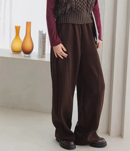 <span class=keywords><strong>Pantaloni</strong></span> Sportivi Larghi Grigio Chiaro da Donna <span class=keywords><strong>con</strong></span> Coulisse, Vita Elastica, Gamba Larga Curva, Stile Streetwear e Athleisure - Product Image 4