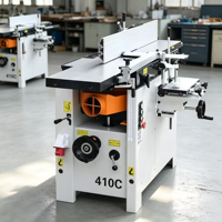 Machine combinée 3 fonctions pour le travail du bois : dégauchisseuse, dégauchisseuse-raboteuse et perceuse