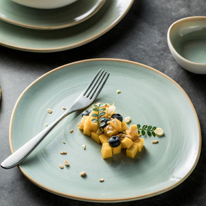 Juego de Vajilla de Cerámica con Esmalte Reactivo Hecho a Mano, Apto para Alimentos, Vajilla para el Hogar, <span class=keywords><strong>Cocina</strong></span>, Restaurante y Servicio de Catering - Product Image 6