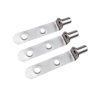 Charnière de porte Runxin 5 mm à deux trous 35x8x5 mm en acier laminé à froid, connecteur de quincaillerie pour meubles de placard, accessoire de porte de garde-robe - Product Image 1