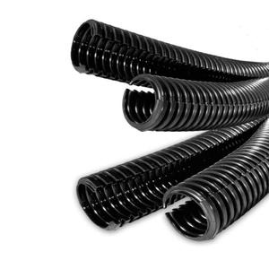 Tuyaux ondulés en plastique souple noirs pour câblage - Product Image 4