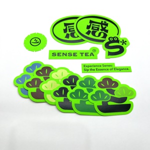 Etiquetas de embalaje autoadhesivas de alta calidad, verde fluorescente, amarillo, rosa, naranja, tipo de pegatina de buena calidad - Product Image 3