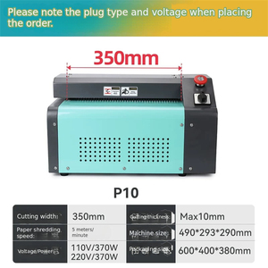 Safe Emergency Stop Switch Electric Cartboard <b>Box</b> Shredder Machine For Packaging Fill - Product Image 3
