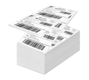 Etichette Termiche per Uso Industriale Modello 106*177-1000 Forma Rettangolare Nere Antigraffio per E-commerce Taobao - Product Image 1