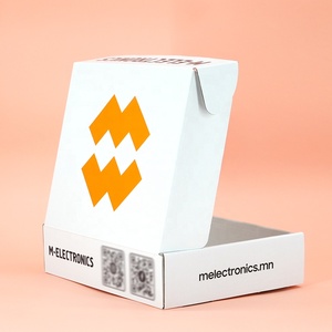 Kiểu dáng đẹp mạnh mẽ tùy chỉnh sóng hộp bưu phẩm nâng cao thương hiệu của bạn với phí bảo hiểm in bao bì cho thiết bị điện tử thương mại điện tử - Product Image 3