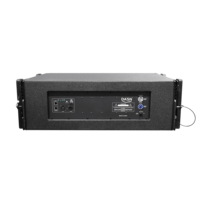 DASN LA10A 900W RMS Altavoz Activo de Dos Vías Tipo Line Array Clase D con DSP, Sistema PA de Rango Completo de Dos Vías con Doble Woofer de 10 Pulgadas para Conciertos