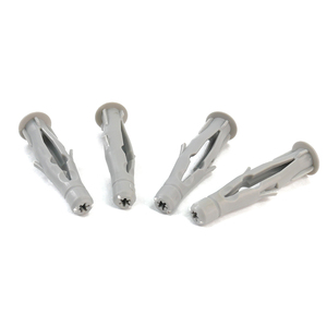 Kit Perlengkapan Sekrup Pengencang Dinding NBSZ Nylon, Anker Ekspansi Tipe Ikan, Plastik Abu-abu, untuk Sekrup, Drywall, Beton, Bata - Product Image 4