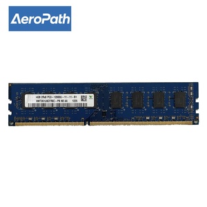 Module de mémoire RAM HMT351U6CFR8C-PB 4 Go <span class=keywords><strong>PC3</strong></span>-<span class=keywords><strong>12800</strong></span> <span class=keywords><strong>DDR3</strong></span> <span class=keywords><strong>1600</strong></span> <span class=keywords><strong>MHz</strong></span> Non-ECC Non-buffré CL11 240 broches Double rangée DIMM - Product Image 1