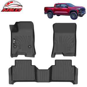 Tapis de sol TPE toutes saisons pour Colorado/Canyon 2023-2025, avant et arrière, style IKON, moulés en 3D, imperméables - Product Image 1