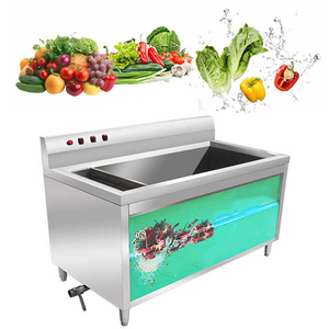 Üretici endüstriyel restoran havuç manyok elma meyve sebze vorteks kabarcıklı yıkayıcı sebze yıkama makinesi - Product Image 2