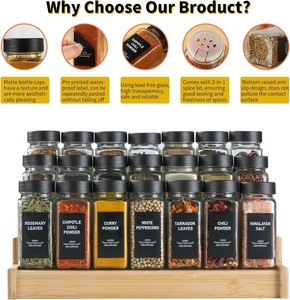 Custom Spice <strong>Label</strong> <strong>Pantry</strong> Containers Jar Sticker Herb Seed Vinyl Glossy Sauce Oil Vinegar Sticker Spice Self Adhesive <strong>Label</strong> - Product Image 4