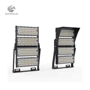 Lampu sorot LED Modular 1440 watt 1500W IP66 lampu LED terowongan sepak bola luar ruangan garansi 5 tahun