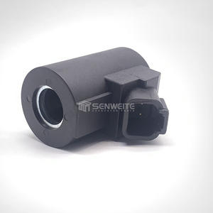 โซลินอยด์วาล์วแบบมุมฉาก Senwitt 17W 12V 24V สำหรับอะไหล่เครื่องจักรก่อสร้างรถขุด - Product Image 1