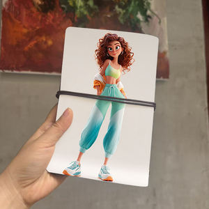 1 pieza de cuaderno A6 hermoso Retro, compañero de estudio de uso múltiple <span class=keywords><strong>para</strong></span> <span class=keywords><strong>leer</strong></span> notas, tareas universitarias, guías de revisión con Wi - Product Image 3