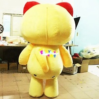 Vente chaude personnalisé mignon chat mascotte Costume gonflable mignon dessin animé chat mascotte adulte fête Costume