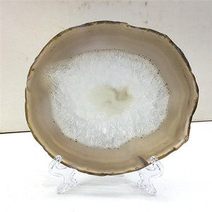 Rodajas de ágata natural de alta calidad Posavasos de piedra semipreciosa Premium para ventas de regalos Ágata de cristales naturales de alta calidad - Product Image 6