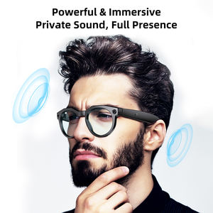 Lunettes intelligentes IA avec caméra HD 32MP, assistant vocal, <span class=keywords><strong>traduction</strong></span> en temps réel et reconnaissance <span class=keywords><strong>d</strong></span>'objets, audio sans fil - Product Image 6