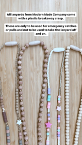 Cordón para profesores con cuentas de semillas y cierre de seguridad, ajustable, para el regreso a clases, personalizable con cuentas de letras - Product Image 6