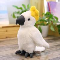 Peluche Ara de Simulation, Jouet Doux en Forme de Perroquet, Animal en Peluche Rembourré de Coton PP, 30x15x8cm, Unisexe, Idéal pour Cadeau et Décoration de Chambre