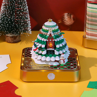 Bloc-notes 3D, calendrier, Père Noël, bonhomme de neige, arbre de Noël, décoration de bureau, bloc-notes à feuilles mobiles, papeterie, cadeau de Noël pour les amis