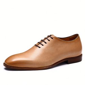 Nuevo Estilo de Zapatos de Vestir de Una Pieza para Hombre, de Cuero Vacuno de Primera Calidad, con Cierre de Hebilla Metálica y Diseño de Mocasines - Product Image 2