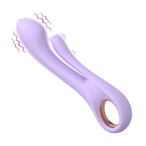 Cabeças duplas Soft Silicone Dildo Penis Vibrador Estimulador do Clitóris Estimulação Profunda Vibrador Masturbação Feminina para Feminino - Product Image 1