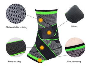 الأكثر مبيعًا دعامة كاحل رياضية قابلة للتعديل يدعم ضغط الأكمام للحماية من الإصابات يدعم ضغط الكاحل - Product Image 3