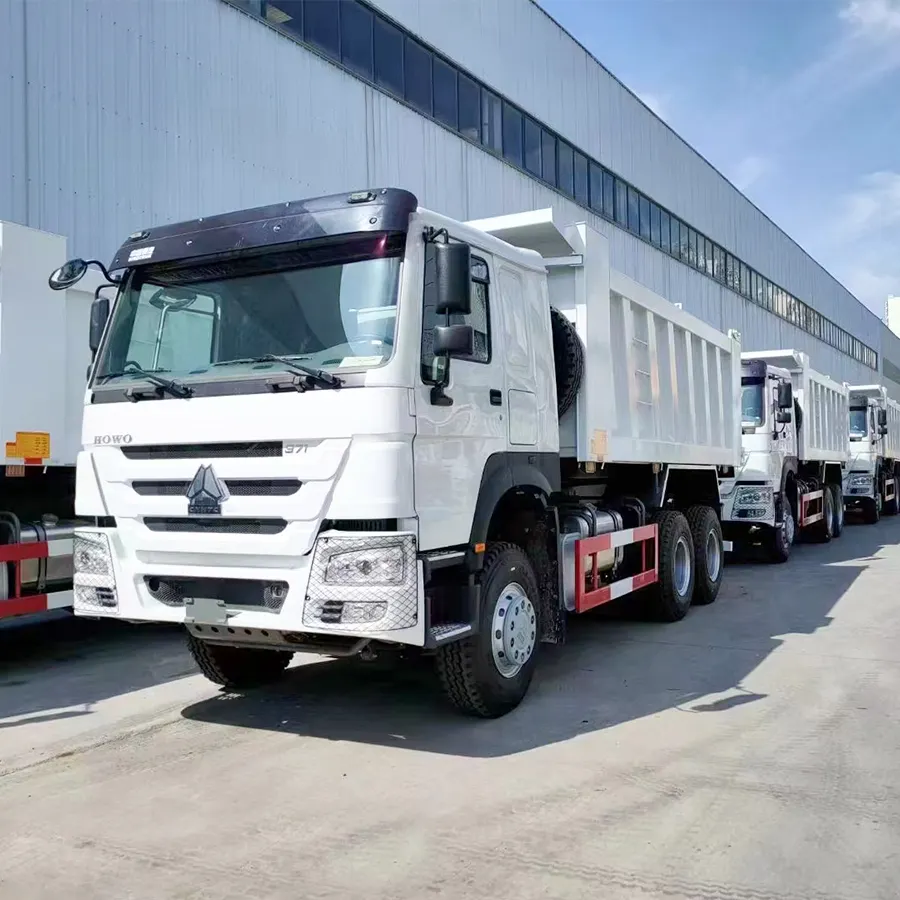 6X4 8X4 Sino Howo Truck Prijs Nieuwe Kipper Kantelwagen Gebruikte Dumper