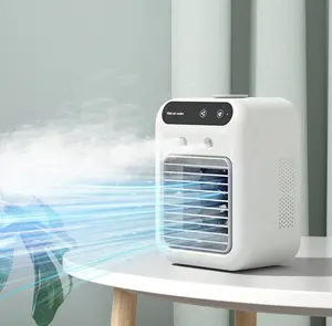 2023 Novo Design Home Dormitório Escritório Pequenos Condicionadores De Ar Mesa Portátil Mini Refrigerador De Ar Pessoal Com Água