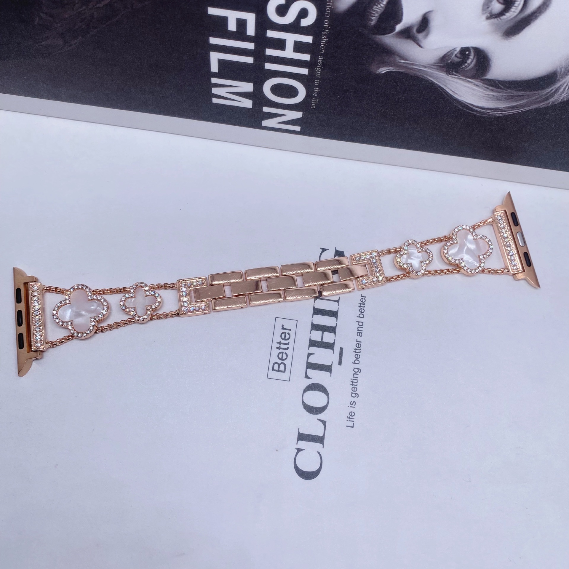 Oro rosa + blanco
