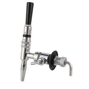 Chúng tôi tiêu chuẩn bia vòi với van điều khiển dòng chảy, 1-1/8-8 chủ đề có thể điều chỉnh keg quả bóng Khóa ngắt kết nối Kit - Product Image 5