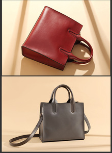 Sacs à main de luxe en cuir véritable pour femmes, sacs fourre-tout de créateur, vente en gros d'usine - Product Image 6