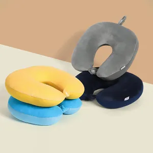 Cuscino per il collo da viaggio con Micro perline a forma di U di dimensioni personalizzate per il viaggio del cuscino del collo degli aeroplani