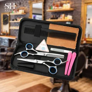 Professional Hair Scissors Set Hair Cutting Salon Scissor Barber Thinning Shears With Comb Hairdressing Scissors Set