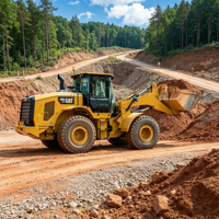 Stabiler und Zuverlässiger CAT 950 GC Radlader mit Schwerem Gegengewicht und Robuster Stahlrahmenkonstruktion für Kohle- und Steinlagerplätze
