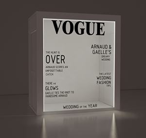 Scatola Rivista di Moda per Sfondo Fotografico Pubblicitario Fiera Stand Fotografico Stile Vogue - Product Image 2