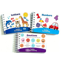 Buku Papan Edukasi Anak Spiral Custom dengan Desain Khusus untuk Pembelajaran Bayi & Balita - Pencetakan OEM