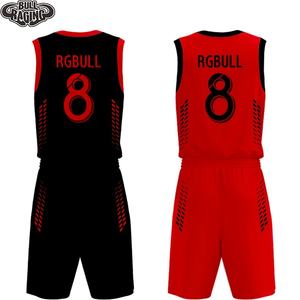 Ensembles de maillots de basket-ball réversibles en maille polyester personnalisables vêtements de sport taille XL chemises d'entraînement d'été shorts Logo par sublimation - Product Image 4