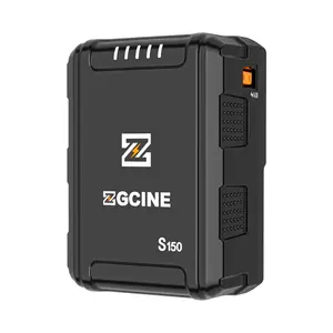 ZGCINE ZG-S150 9000 мАч 133.2Wh V крепежный аккумулятор 14,8 V Lock V-образный перезаряжаемый литий-ионный аккумулятор PD Быстрая зарядка для камеры DSLR