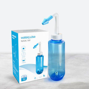 Waterpulse nouvelle conception 300ml 500ml bouteille <span class=keywords><strong>de</strong></span> <span class=keywords><strong>lavage</strong></span> nasal Neti Pot nettoyant quotidien <span class=keywords><strong>pour</strong></span> le <span class=keywords><strong>nez</strong></span> laveuse nasale - Product Image 1
