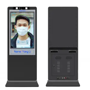 Tela de toque Android para uso interno com sinalização digital Totem de publicidade LCD de 43 49 55 65 polegadas