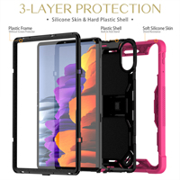 Étui robuste anti-chute pour tablette avec support pliable, protection quotidienne pour enfants pour Xiaomi Redmi Pad 2