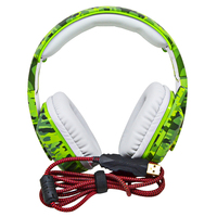 Casque de jeu stéréo flexible, casque de jeu compétitif avec microphone, prise casque 3,5 mm, casque filaire supra-auriculaire