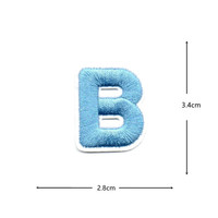 Patchs brodés personnalisés en dentelle colorée avec lettres et chiffres, à thermocoller et à coudre, pour vêtements et accessoires de confection DIY