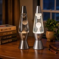 Lampe LED créative en forme de fusée à effet de mouvement et de flamme, pour chambre d'enfant, table de chevet, décoration d'ambiance, livraison rapide, stock en gros