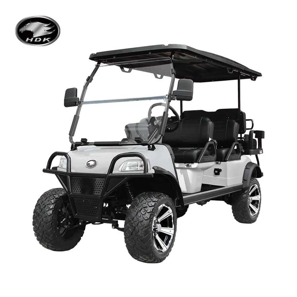 4 6 8 Seat Utility Vehicle in vendita Trolley migliori accessori sportivi UTV cina fabbricazione 48V Ce carrelli da Golf elettrici
